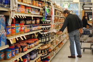 Consumer shopping in a supermarket © Anthony Albright